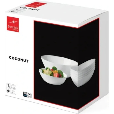 Bormioli Rocco Sada tanierov Coconut 7 ks
