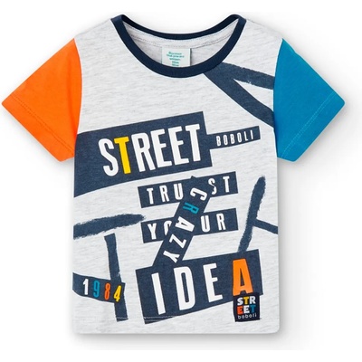 boboli Тениска с цветни къси ръкави за момче Boboli