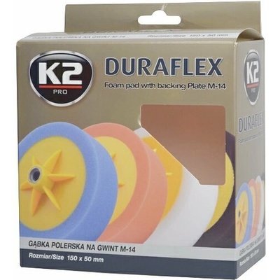 K2 l642 DURAFLEX LEŠTÍCÍ HOUBA S ÚCHYTNÝM TALÍŘEM 150 x 50 mm