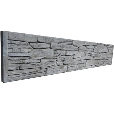 PRESBETON Plotová výplň jednostranná 2070x55x400 mm reliéfní přírodní