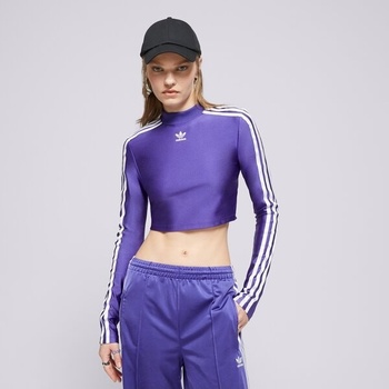 adidas Tričko s dlouhým rukávem Originals fialová