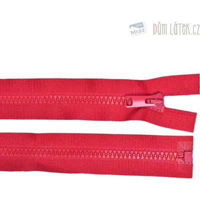 Zips kostený deliteľný cyklámenová, dĺžka 40 cm