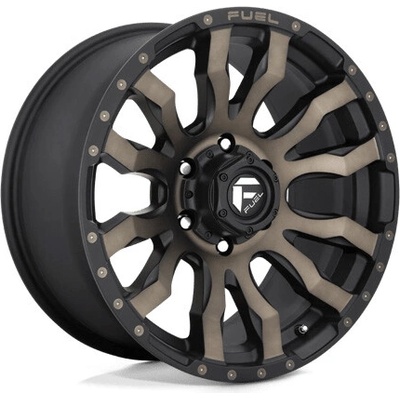 Fuel D674 BLITZ 10x20 8x165,1 ET-18 matte black double dark tint