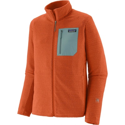 Patagonia Мъжко поларено яке Patagonia R1 Air Jacket Fleece jacket - Coal Orange (005-6418-0814)