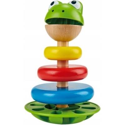 Hape Pyramida s kroužky Žabák E0457