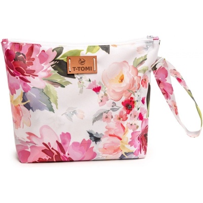 T-Tomi Big Baggie Watercolor flowers