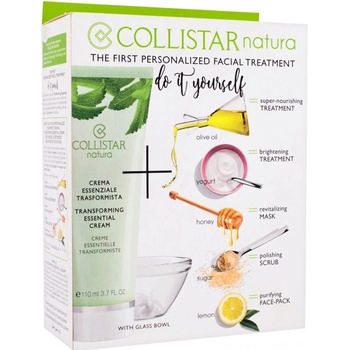 Collistar Natura Transforming Essential Cream denní pleťový krém pro ženy 110 ml miska + 1 ks stěrka 1 ks dárková sada