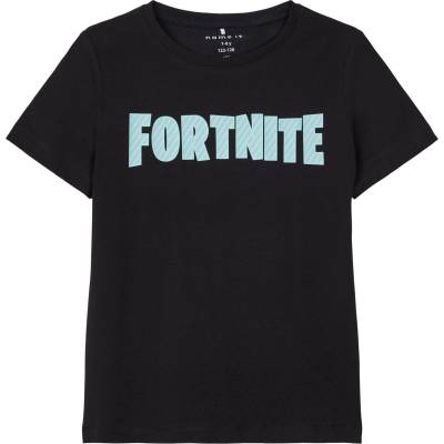 NAME IT Тениска 'Fortnite' черно, размер 122-128