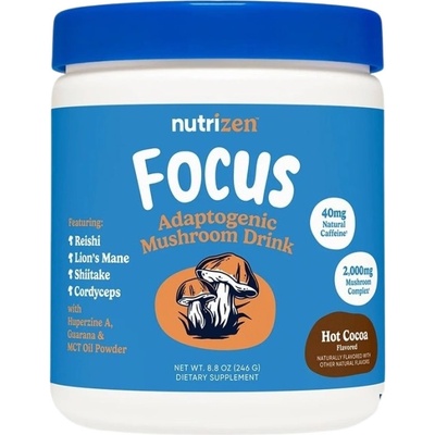 Nutricost Focus | Adaptogenic Mushroom Drink [240-288 грама] Какао