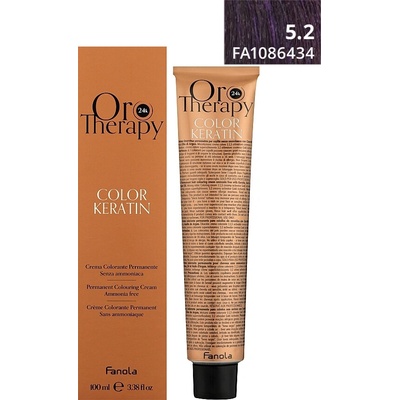 Fanola Oro Therapy Color Keratin Oro Puro 5.2 100 ml