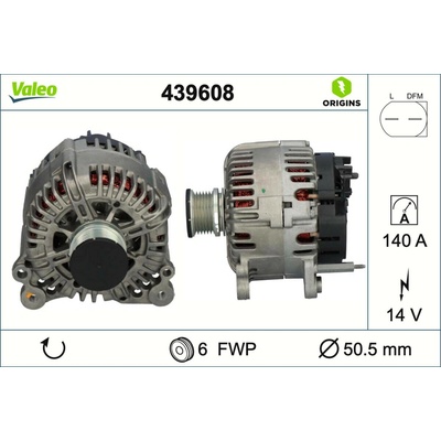 Alternátor VALEO 439608