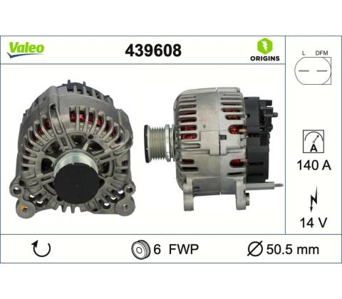 Alternátor VALEO 439608