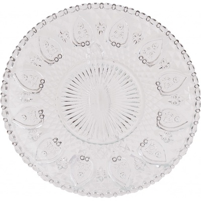 Clayre & Eef Skleněný talíř Honoré 22 cm