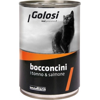 Golosi Bocconcini Tuniak s lososom s ryžou 400 g