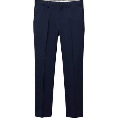 MANGO Панталон с ръб 'Paris' синьо, размер 46