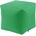 Pufrelax Табуретка Cube, водоустойчив, Зелена ябълка