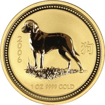 Perth Mint Zlatá minca Rok Psa Lunar I 2006 10 oz