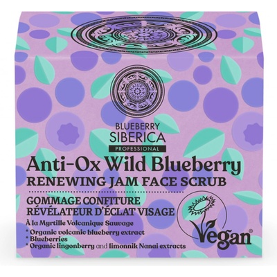 Natura Siberica Anti-Ox Wild Blueberry obnovující peeling na obličej 50 ml