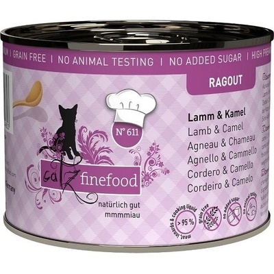 Catz finefood Ragú s jahňacím a ťavím mäsom 180 g