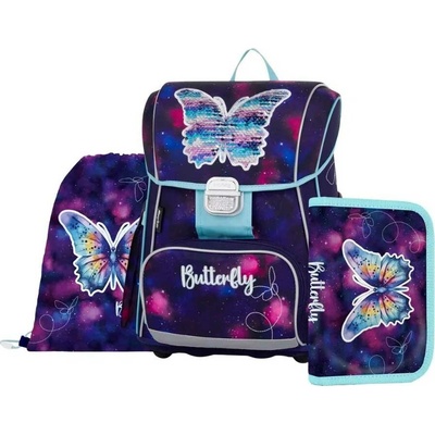 Oxybag BUTTERFLY Tmavě modrá Mix