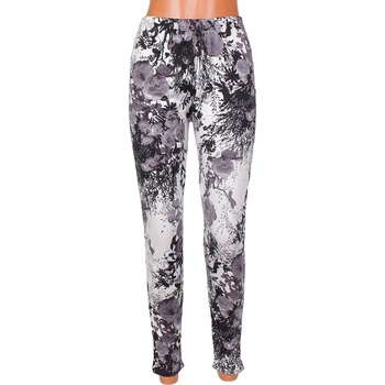 Image 1 of Бял макси клин със сиви рози и клонки