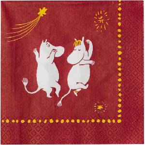 Arabia Finland Muminki Festive Moments Хартиени салфетки 33 см, 20 бр (1079556)