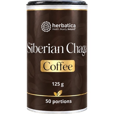 Herbatica Sibírska čaga s prémiovou instantnou kávou arabica 125 g
