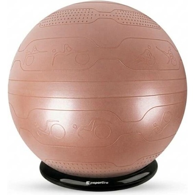 inSPORTline Stretch Ball 65 cm BallBase mocha mousse