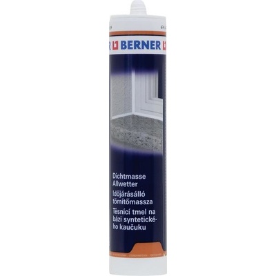 Berner Kaučukový těsnící tmel 300 ml transparentní