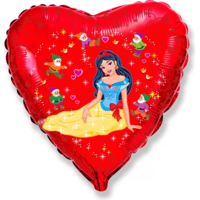 BP Балон от фолио Сърце - Снежанка