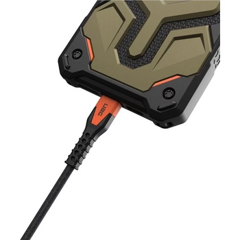 Urban Armor Gear(UAG) UAG Rugged Kevlar Cabel USB-C - Lightning 1, 5m black/orange, BULK (9B4414114097)