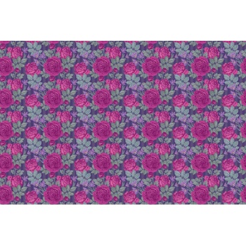 DIMEX ART s. r. o Флизелинов фототапет винтидж векторни цветя ii. 375 x 250 см