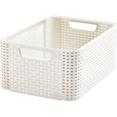 CURVER STYLE M úložný box 38,6 x 17,2 x 28,7 cm krémový 03615-885