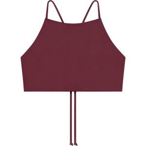 DEDICATED Дамско бикини горнище Dedicated Women's Bikini Top Orust Bikini top - Burgundy - размер XL (150-4039-0715)