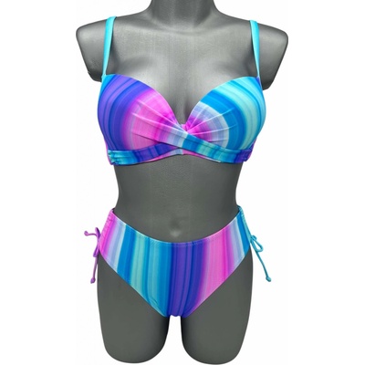 Life Beach dámské modré dvoudílné plavky 09 modrá – Zboží Dáma