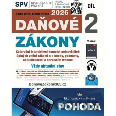 Daňové zákony 2026 (Díl 2.) - -