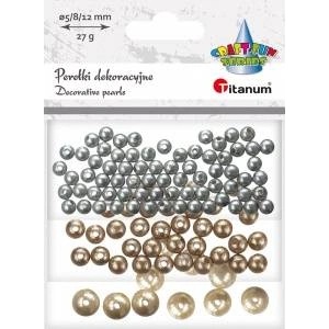 TITANUM Decorative beads, plastic mix 12g
