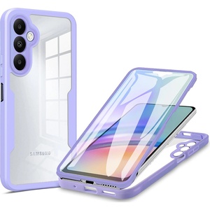 Techsuit Калъф за Samsung Galaxy A34 5G + Протектор - ColorVerse 360 Series - Лилав