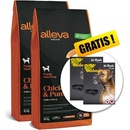 Granule pre psov Alleva Natural Puppy Maxi Chicken and Pumpkin 2 x 12 kg