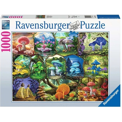 Ravensburger Пъзел Ravensburger от 1000 части - Красиви гъби (12000424)
