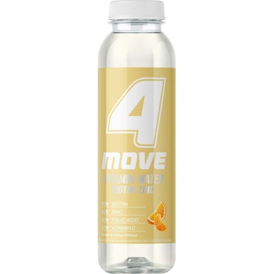 4Move Vitamínová voda Biotin a zinek 6 x 0,556 l