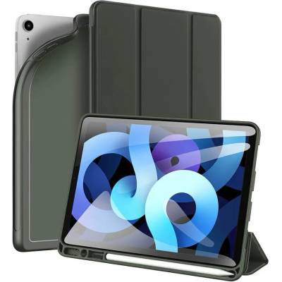 Dux Ducis Osom TPU Gel Tablet Cover - термополиуретанов (TPU) кейс и поставка за iPad Air 4 (2020) (тъмнозелен)