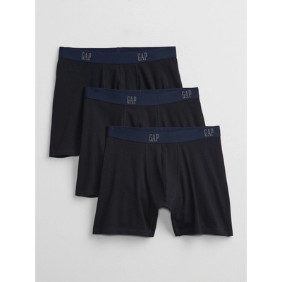 Gap boxerky logo tmavo modrá 3 ks