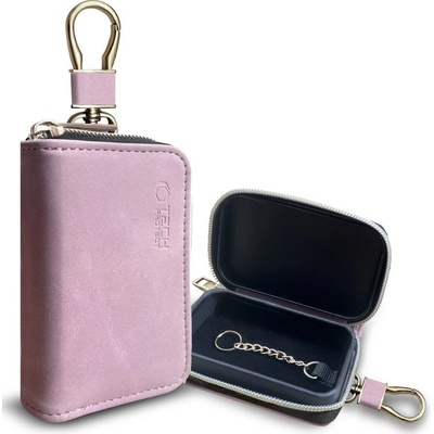 Klíčenka Bezpečnostní pouzdro Tech Protect KLR300 pro klíče s RFID ochranou Růžové