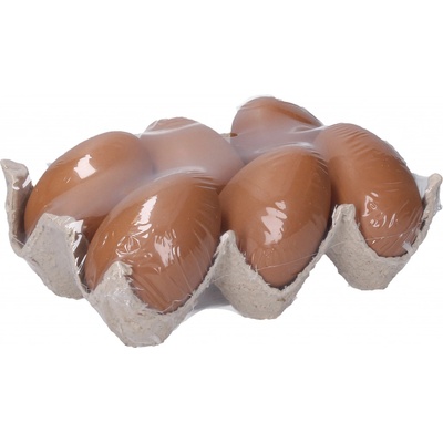 Wiky Vajíčko dekorační plastové hnědé 6 cm, 6ks – Zboží Dáma Wiky Vajíčko dekorační plastové hnědé 6 cm, 6ks – Zboží Dáma