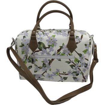 Image 1 of Български обувки Дамска ежедневна чанта с кафяви дръжки 840-24