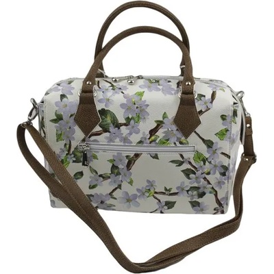 Български обувки Дамска ежедневна чанта с кафяви дръжки 840-24