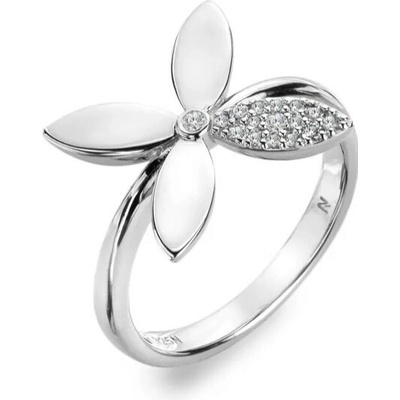 Hot Diamonds stříbrný prsten s diamantem Eden DR324