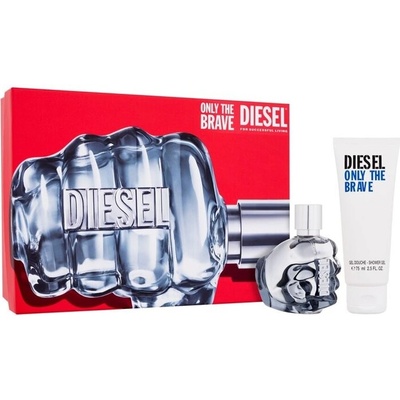 Diesel Only The Brave Dárková sada pánská toaletní voda 50 ml a sprchový gel 75 ml