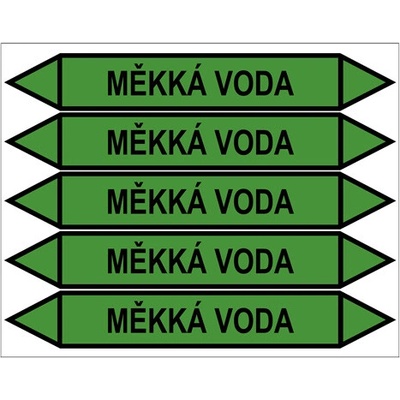 Značení potrubí, měkká voda PZG 009114